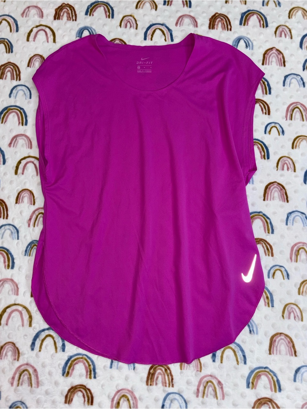 Nike Women's Magenta Dri-FIT Active Tank Top